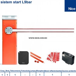 Sistem Start Bariera Automata Acces Parcare 9m Nice L9Bar